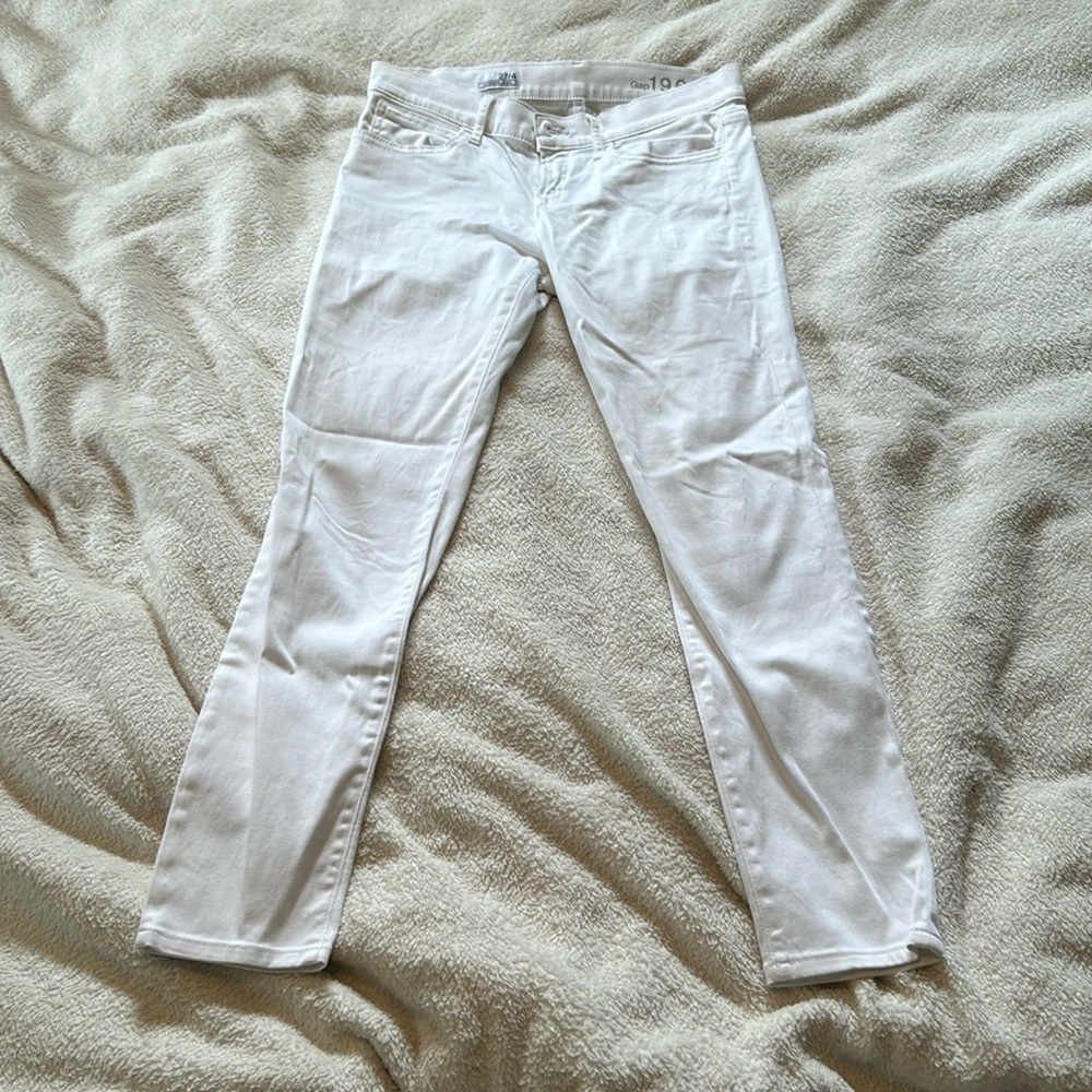 Gap Women’s White Legging Jeans 27/4 Cotton Spandex size 27 Casual Jeggings
